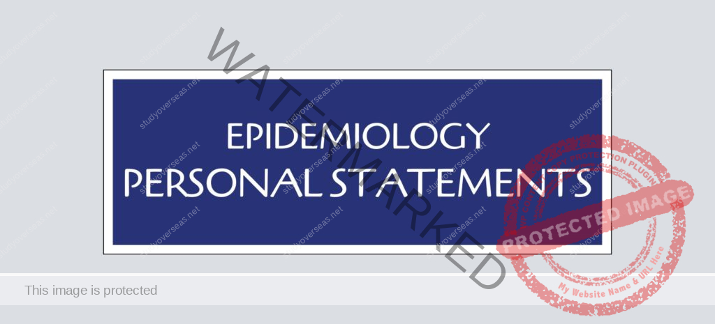 Epidemiology Personal Statement Examples