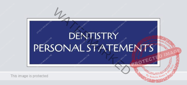 Dentistry Personal Statement Examples
