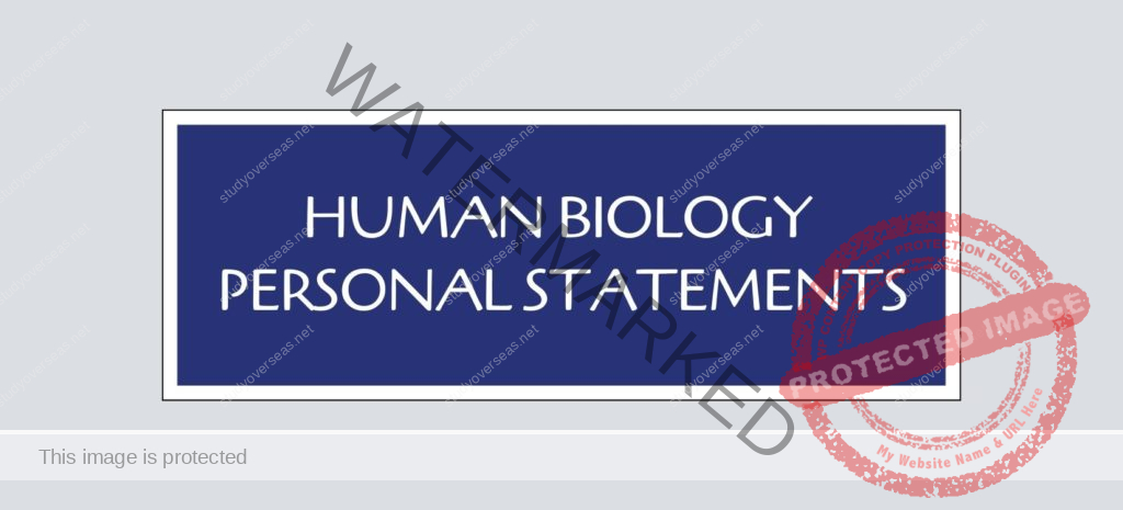 Human Biology Personal Statement Examples samples