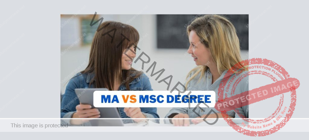 MA vs MSc - Difference Between an MA and an MSc degree